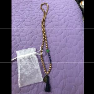 beachy long necklace